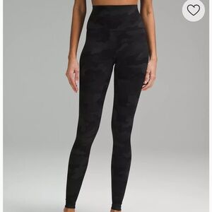 Lululemon Align Black Camouflage Leggings